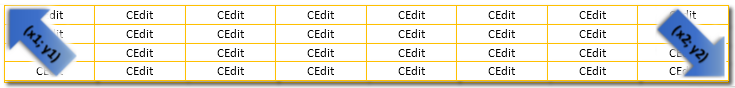 创建 CTableListView 表格的可见部分