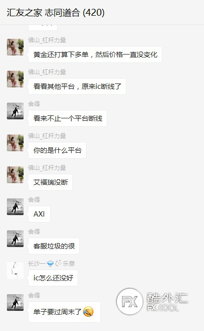 昨晚IC、激石和Axitrader叒叒出现系统故障