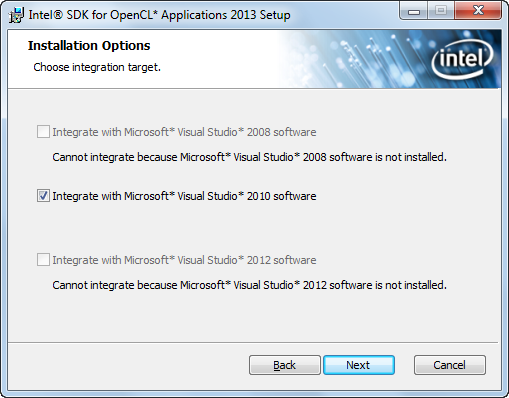 图 1.6.SDK 与 Visual Studio 的集成