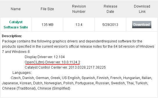 图 2.1.2. AMD 驱动程序下载